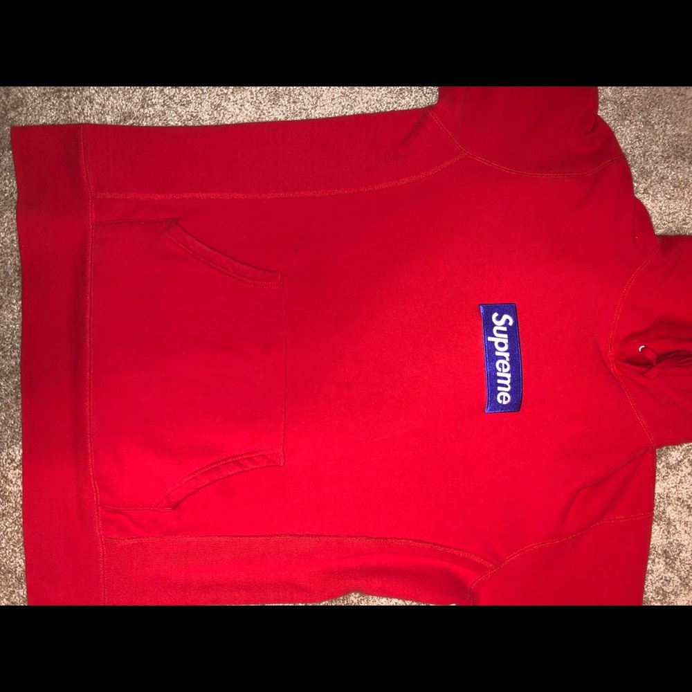 Supreme bogo supreme logo hoodie